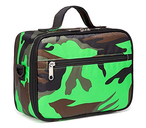 Product Cover Kids Insulated Lunch Bags for Boys Girls Camouflage Lunchbox for School Outdoor Camping Food Cooler Carrier