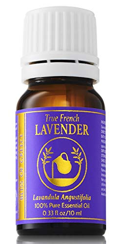 Product Cover Organic Pure True French Lavender Essential Oil from Lavandula Angustifolia