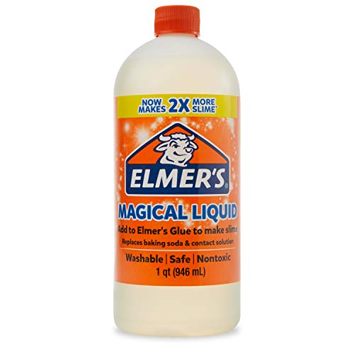 Product Cover Elmer's 2095928 E2078431 Glue Magical Liquid Activator Solution, 1 Quart, for Making Slime, 32oz