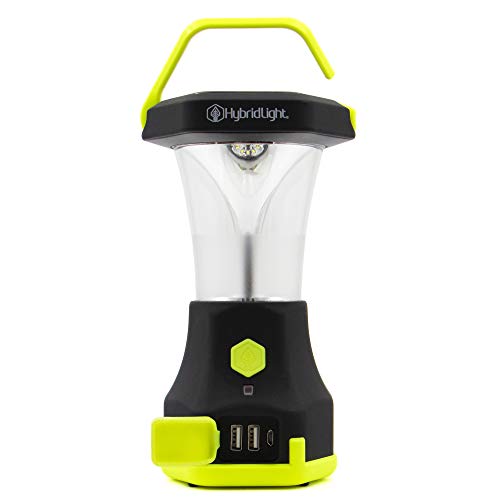 Product Cover Hybrid Light Atlas 600 Solar LED Waterproof Camping Lantern with Micro USB Charger, HV Yellow