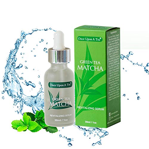 Product Cover Green Tea Matcha Revitalizing Serum, 92% Organic, Antioxidant Facial Treatment, Smoothes Fine Lines & Wrinkles,Hydrates & Plumps Skin, Removes Dark Spots Face Pigmentation, Anti-Aging Facial Primer