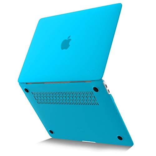 Product Cover Kuzy - MacBook Air 13 inch Case 2019 2018 Release A1932, Soft Touch (Newest Version) Hard Shell Cover for 13 inch MacBook Air Case with Retina Display Touch ID - Aqua