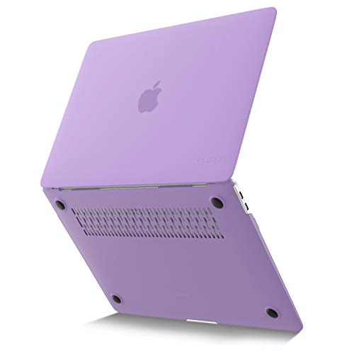Product Cover Kuzy - MacBook Air 13 inch Case 2019 2018 Release A1932, Soft Touch (Newest Version) Hard Shell Cover for 13 inch MacBook Air Case with Retina Display Touch ID - Purple