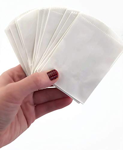 Product Cover 50 Mini White Paper Bags - 4