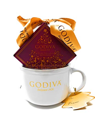 Product Cover Godiva Chocolate Milk Chocolate Hot Cocoa and Oversized Mug Set-red (Square shape)