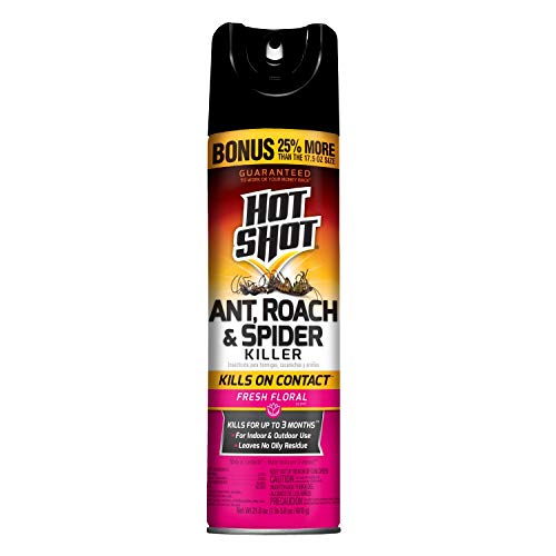 Product Cover Hot Shot 36781, Roach & Spider Ant, Roach, Spider Killer, 21.8 OZ, Fresh Floral
