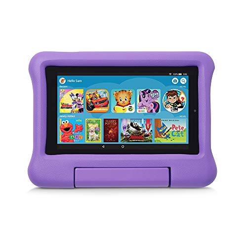 Product Cover Kid-Proof Case for Fire 7 Tablet (Compatible with 9th Generation Tablet, 2019 Release), Purple
