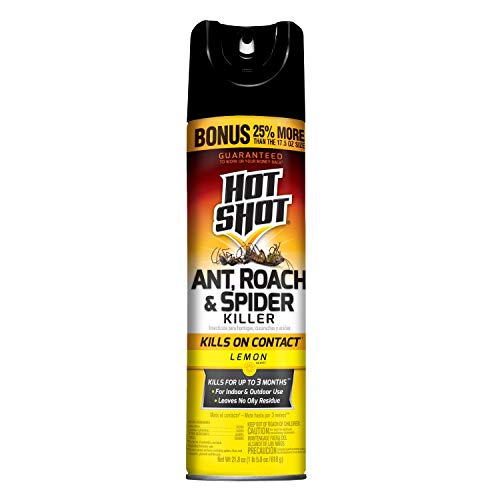 Product Cover Hot Shot 36782, Roach & Spider Ant, Roach, Spider Killer, 21.8 OZ, Lemon