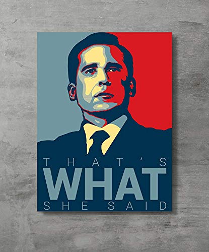 Product Cover FAYFA That's What She Said - Michael Scott Quote 19 - Office Hope Art Poster Print,18x24 inch