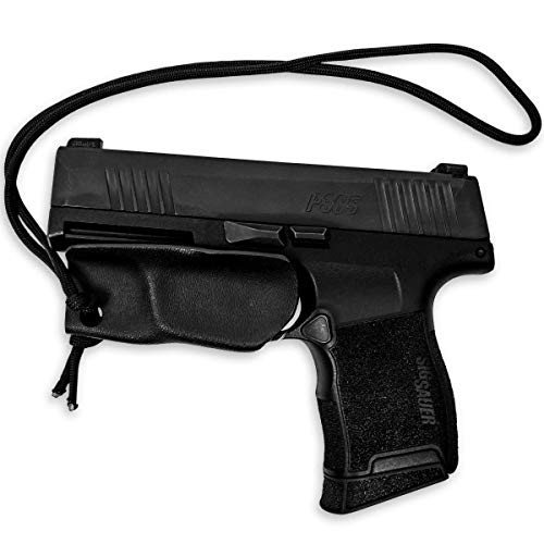 Product Cover Kydex Holster for Sig P365 Trigger Guard Pistol Lanyard Rip-Away Pocket IWB