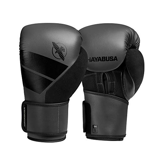 Product Cover Hayabusa S4 Boxing Gloves & Hand Wraps Kit Charcoal, 14 oz