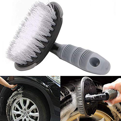 Product Cover Ramanta Wheel Tire Rim Scrub Brush Hub Clean Wash Useful Brush Car Truck Motorcycle Bike Washing Cleaning Tool