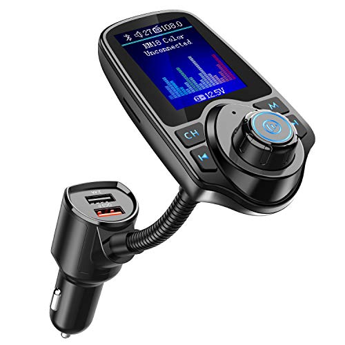 Product Cover Nulaxy Bluetooth FM Transmitter for Car, 1.8