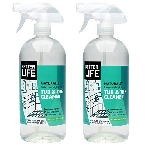 Product Cover Better Life Natural Tub and Tile Cleaner, Tea Tree and Eucalyptus, 32 Fl Oz (Pack of 2)