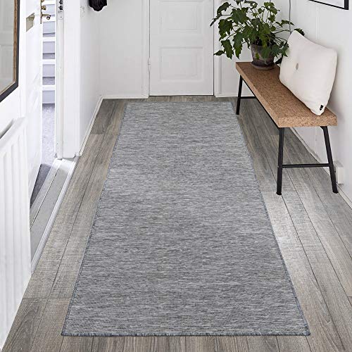 Product Cover Ottomanson SUN2003 2X5 Sundance Collection Indoor & Outdoor Reversible, 2' x 5', Gray