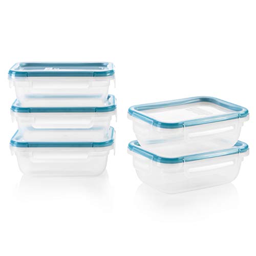 Product Cover Snapware 1136622 SN TS 10pc Rect Plast Meal Prep Kit, 10 Pieces Rectangle