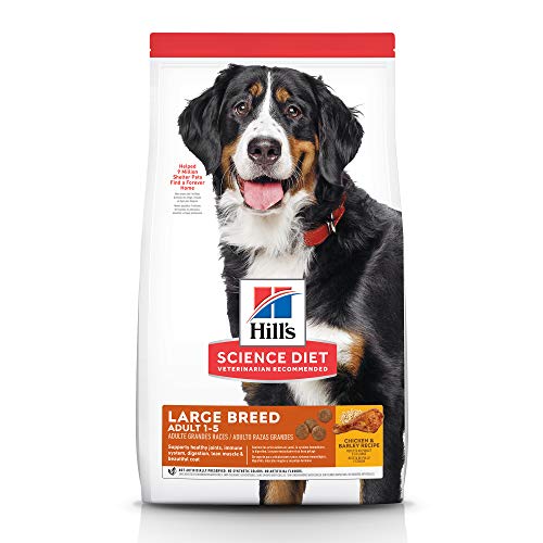 Product Cover Hill's Science Diet Dry Dog Food, Adult, Large Breed, Chicken & Barley Recipe, 15 LB Bag