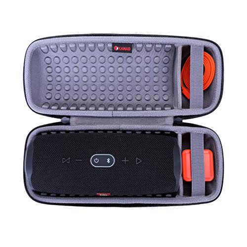 Product Cover XANAD Hard Case for JBL Charge 4 Speaker - Travel Carrying Storage Protective Bag (Grey)