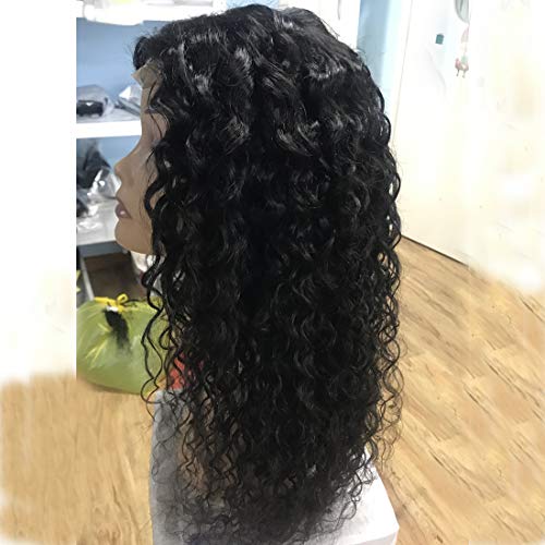 Product Cover Sweetie Hair 8A Brazilian Lace Front Wigs Human Hair Water Wave Closure Wigs 4X4 Lace Closure Wigs Human Hair Wigs with Baby Hair 150% Density Lace Front Wigs For Black Women(12