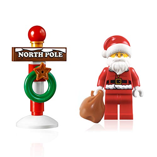 Product Cover LEGO Holiday Minifigure - Santa Claus (with North Pole Stand) 10245