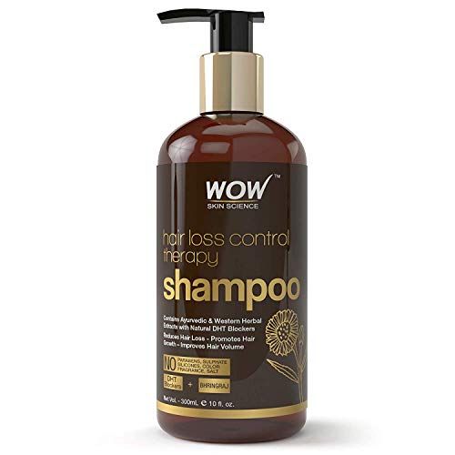 Product Cover WOW Skin Science Hair Loss Control Therapy Shampoo - Increase Thick & Healthy Hair Growth - Contains Ayuvedic & Western Herbal Extracts with Natural DHT Blockers - For All Hair Types - 300 mL