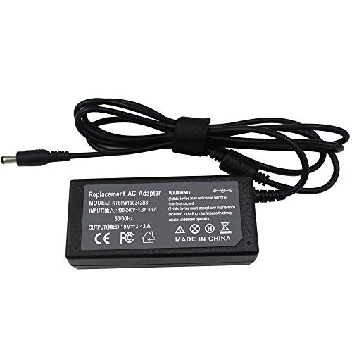 Product Cover Domallk 19V 3.42A 65W PA3714U-1ACA AC Laptop Charger for Toshiba Satellite C55 C55-A C655 C850 C50 L755 C855 L655 L745 P50 C855D C55D S55;Toshiba Portege Z30 Z930 Z830 with Power Supply Cord 5.52.5