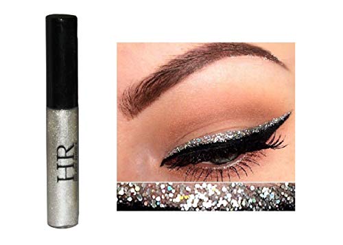 Product Cover Hr Metallic Glitter Shinning Shimmer Eyeliner Waterproof Gold Blue Green Pink (Silver)