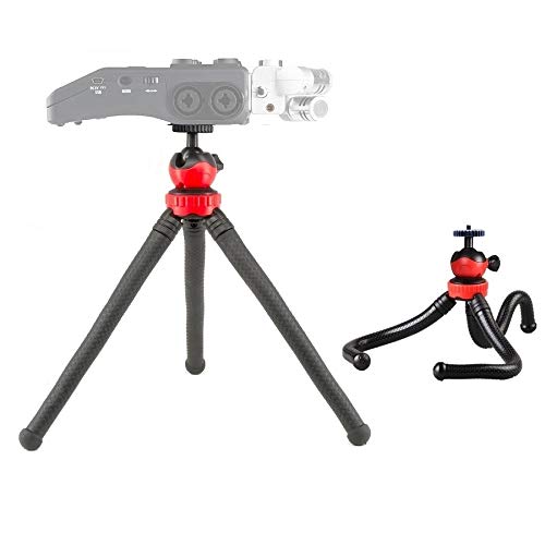 Product Cover 12'' Flexible Tripod Stand for Zoom Recorder H6 H5 H4n H2n H1n - Acetaken