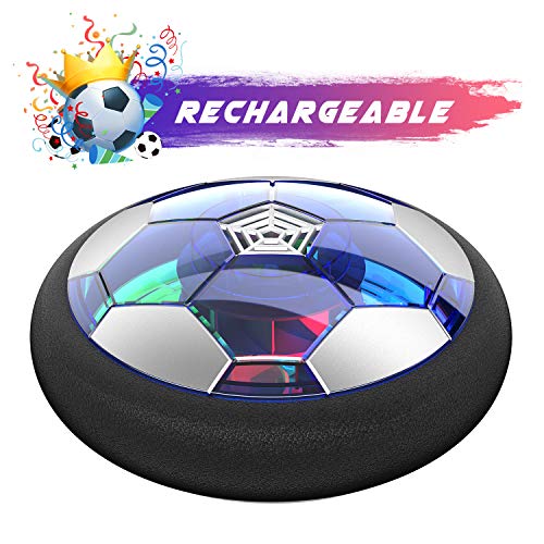Product Cover WisToyz Kids Toys Hover Soccer Ball Rechargeable Air Soccer, Soccer Ball Indoor Floating Soccer with LED Light and Foam Bumper, Perfect Time Killer for Boys, Girls, Toddler (No AA Batteries Needed)