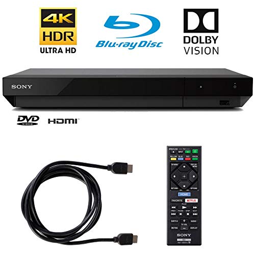 Product Cover Sony 4K Ultra HD Blu Ray Player with 4K HDR and Dolby Vision + 6FT HDMI Cable - (UBP-X700)
