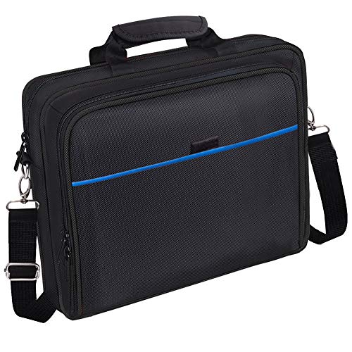 Product Cover New Travel PS4 Case Multifunctional Waterproof PS4 Carrying Case Protective Shockproof PS4 Bag Handbag/Shoulder Bag for PS4 System and Accessories
