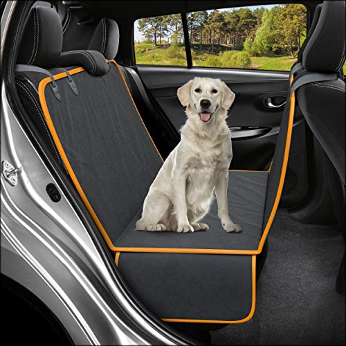 Product Cover Active Pets Dog Back Seat Cover Protector Waterproof Scratchproof Hammock for Dogs Backseat Protection Against Dirt and Pet Fur Durable Pets Seat Covers for Cars & SUVs