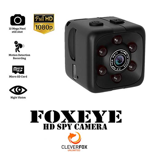 Product Cover Mini Spy Camera with Audio - Hidden Spy Camera, Nanny Camera and Hidden Camera, Copcam, HD, 1080p, 720p, Night Vision and Motion Detection for Home Surveillance, Cars, Drones, Outdoor, Nanny Cams.