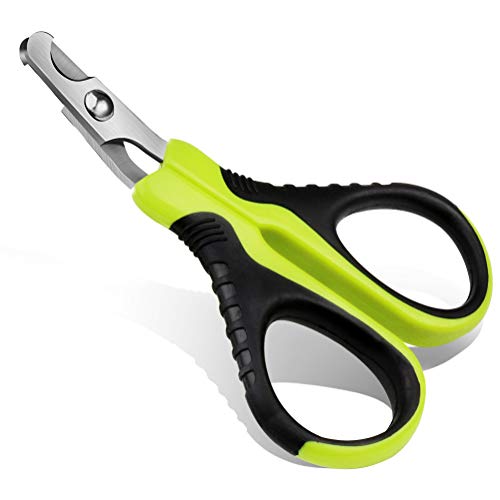 Product Cover AriTan Professional Pet Cat Nail Clipper Scissors Trimmer, Rabbits and Small Animals, Cat Claw Scissors, Stainless Steel,25 Degree Curved Design, Paw Grooming