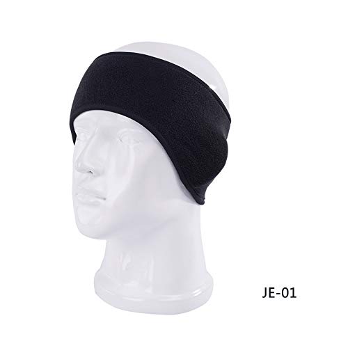 Product Cover Leoie Unisex Cold-Proof Winter Ear Warmer Headband Fleece Ear Muffs Ski Headwear Black One Size