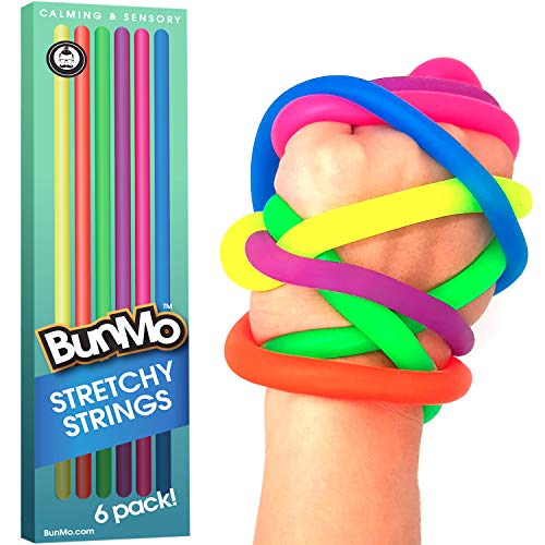 Product Cover BUNMO Fidget Toys for Stress Relief - Stocking Stuffers - Stretchy Sensory Toys for Autistic Children/ADHD/Fidgets & Anxiety Toys for Adults - 6 Pack