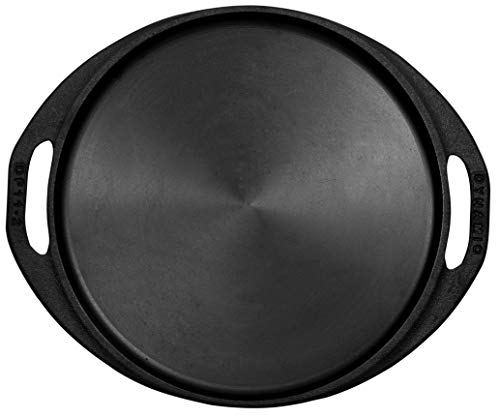 Product Cover Dynamic Cookwares Cast Iron Dosa/Roti/Pizza Tawa (11 inch, Machined & Pre-seasoned Easy Release Surface)