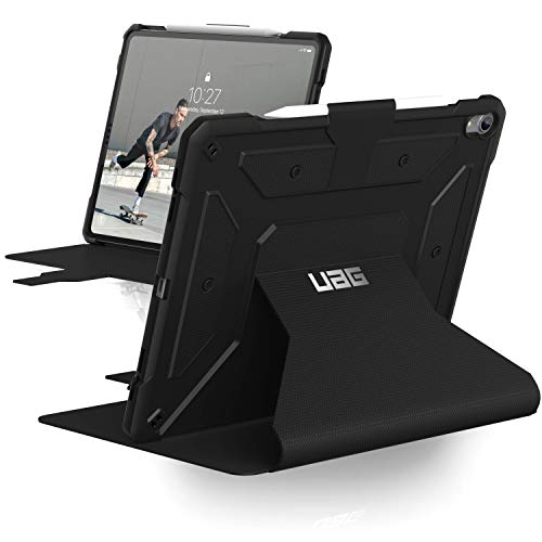 Product Cover URBAN ARMOR GEAR UAG Protective Folio iPad Pro 12.9-inch Case (3rd Gen, 2018) Metropolis [Black] Rugged Slim Heavy-Duty Tough Case Cover Multi-Viewing Angles Stand Military Drop Tested Tablet Case