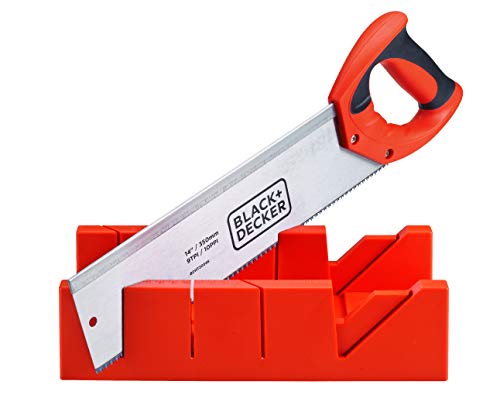 Product Cover Black + Decker Steel Mitre Box with Saw (Orange)