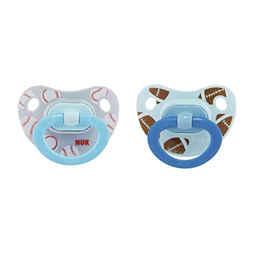 Product Cover NUK Sports Orthodontic Pacifiers, Boy, 6-18 Months, 2-Pack