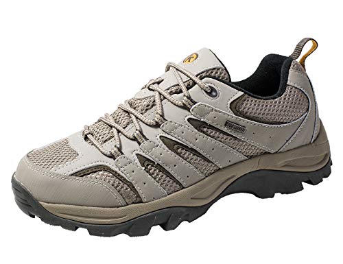 Product Cover Kwong Wah Men's Waterproof Hiking Shoes (US 10.5/EU 44) Walnut