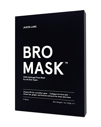 Product Cover JAXON LANE BRO MASK 100% Hydro Gel 2-Piece Facial Sheet Mask (Box of 4)