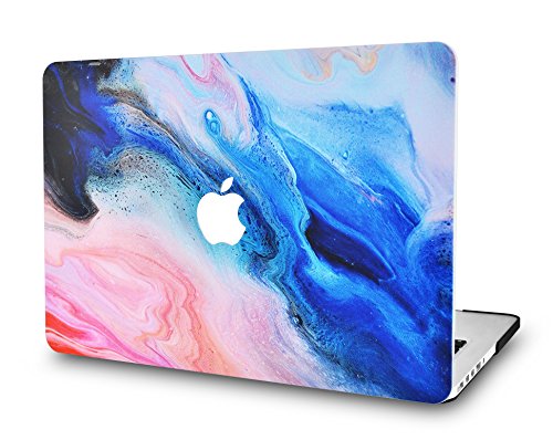 Product Cover LuvCase Laptop Case for MacBook Air 13 Inch (2020/19/18 Release) New Version A1932 with Retina Display (Touch ID) Rubberized Plastic Hard Shell Cover (Oil Paint 4)