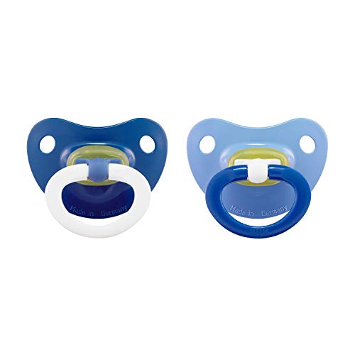 Product Cover NUK Latex Orthodontic Pacifiers, Boy, 18-36 Months, 2-Pack
