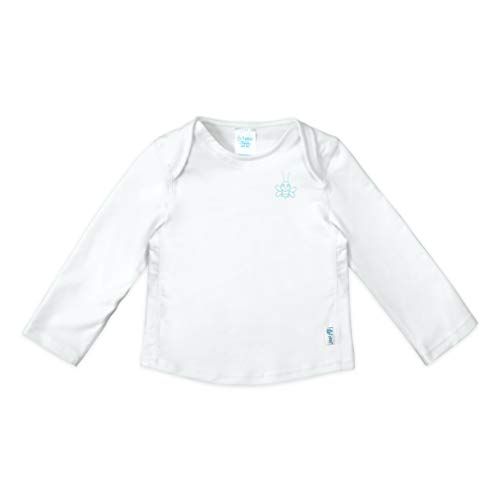 Product Cover i play. by green sprouts Baby & Toddler Long Sleeve Rashguard | All-day UPF 50+ sun protection-wet or dry,White,12mo