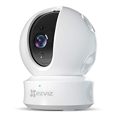 Product Cover EZVIZ Pan/Tilt/Zoom Indoor Smart Home Camera Night Vision Motion Detection Auto Tracking Security Baby/Elder/Pet/Nanny Monitor Cloud Storage 2-Way Audio Compatible with Alexa WiFi 2.4G Only WH CTQ6C
