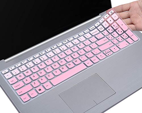 Product Cover Keyboard Cover Compatible Lenovo IdeaPad 320 330 330s 340s 520 720s 130 S145 L340 S340 15.6 inch / 2019 2018 New Lenovo IdeaPad 15.6 / Lenovo IdeaPad 320 330 17.3 inch Laptop Skin, Gradual Pink