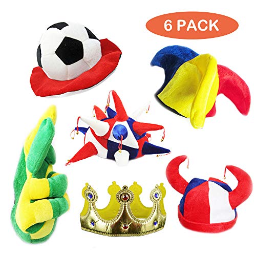 Product Cover TD.IVES Funny Party Hats,Novelty Party Hats, Funny Costume Hats,6 pcs Assorted Party Hats for Adults, Teens, Photobooth, Party, Weddings, etc
