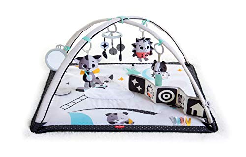 Product Cover Tiny Love Black & White Gymini Deluxe Infant Activity Play Mat with Book, Magical Tales