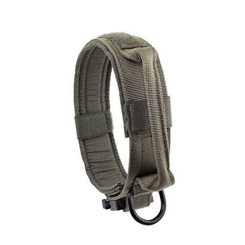Product Cover Yunlep Adjustable Tactical Dog Collar Military Nylon Heavy Duty Metal Buckle with Control Handle for Dog Training,1.5